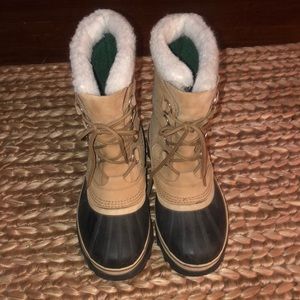 SOREL Caribou waterproof winter snow boots SZ 8